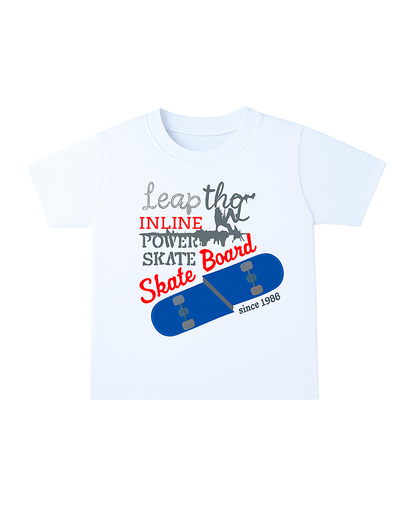 Camiseta basica para niño Multicolor