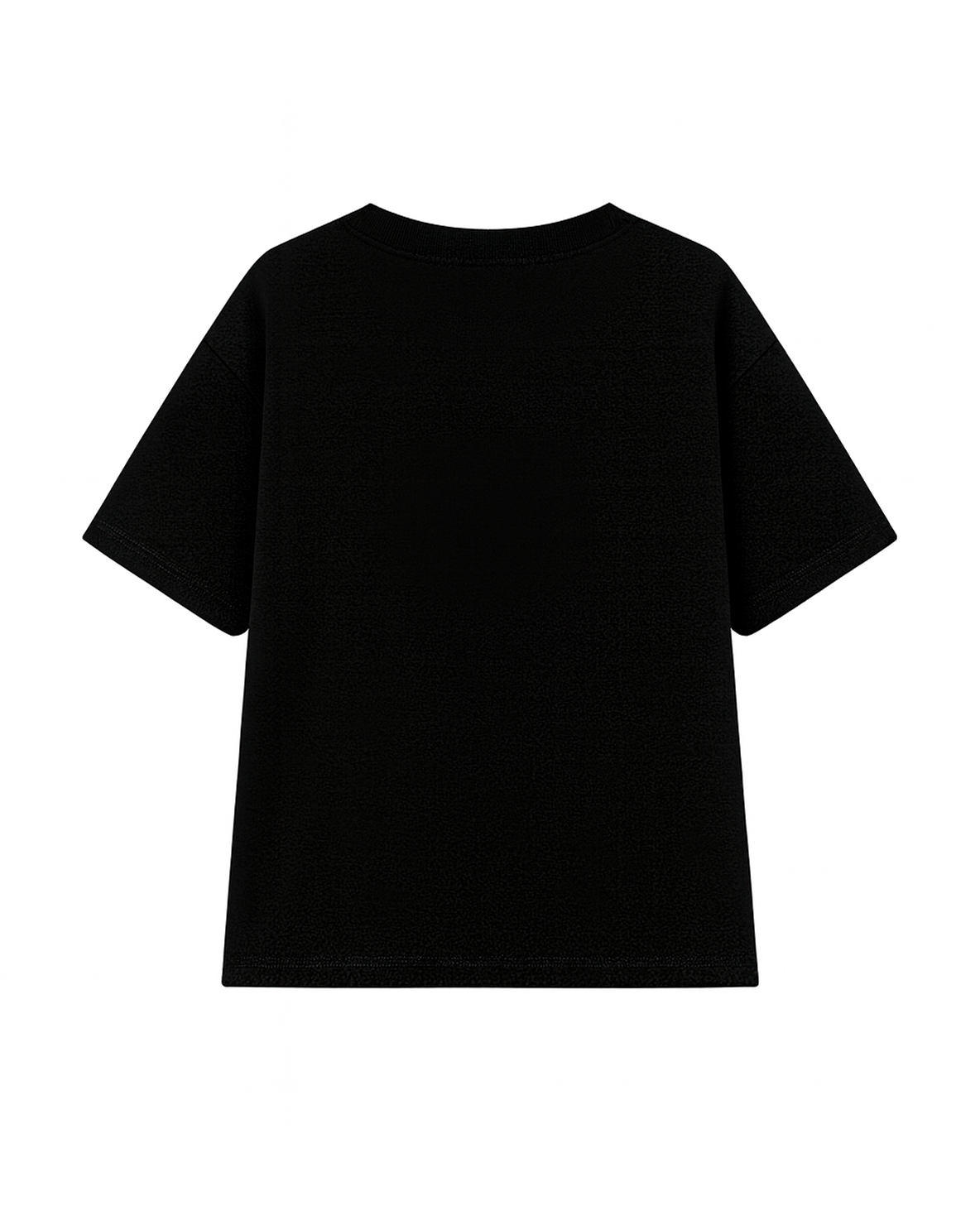 Camiseta Oversize Negra con Estampado “Be Brave”