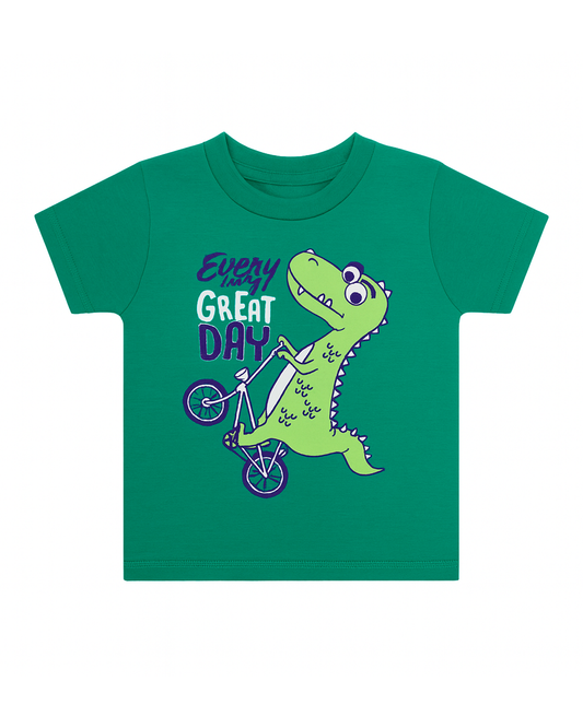 Camiseta básica para recien nacido niño Verde