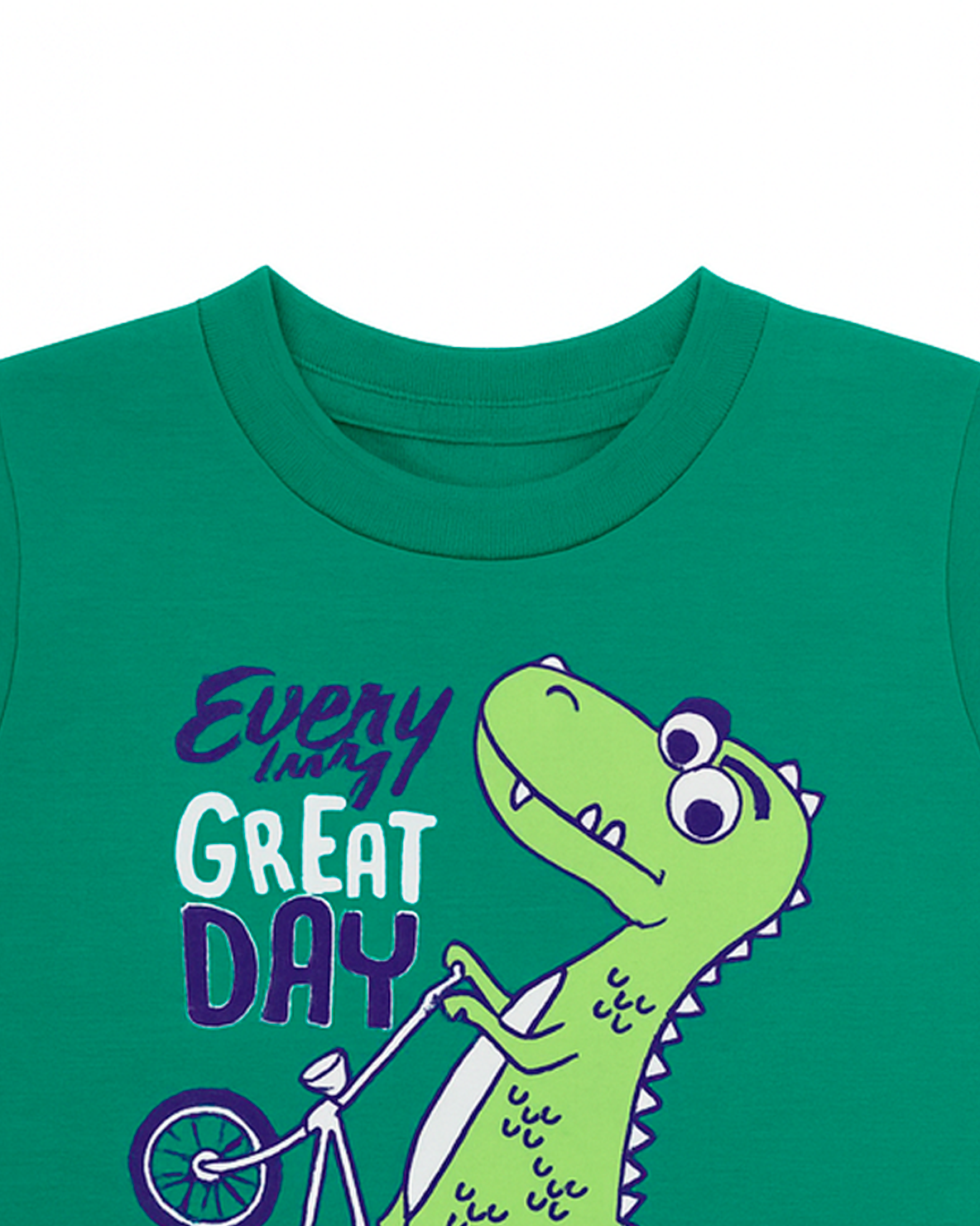 Camiseta básica para recien nacido niño Verde