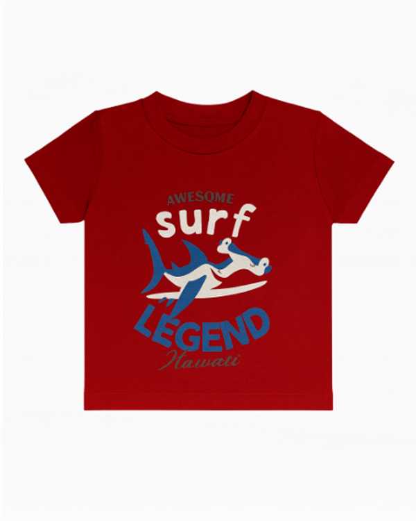 Camiseta básica para recien nacido niño Rojo