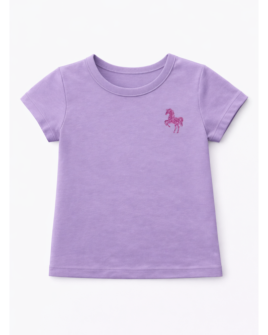Blusa básica para recien nacida niña Morada