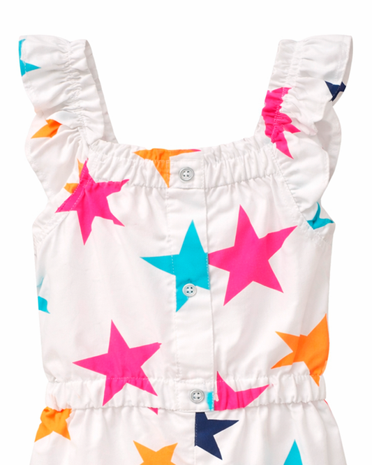 Enterizo Niña Estampado Estrellas Multicolor