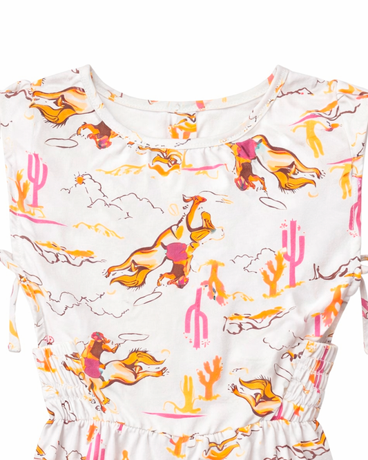 Enterizo Niña Estampado Vaquero