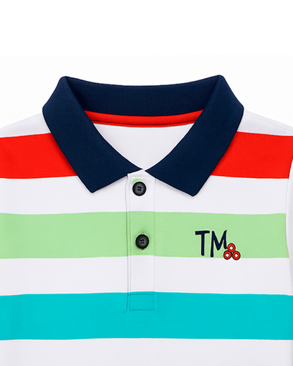 Polo Infantil a Rayas Multicolor “TM”