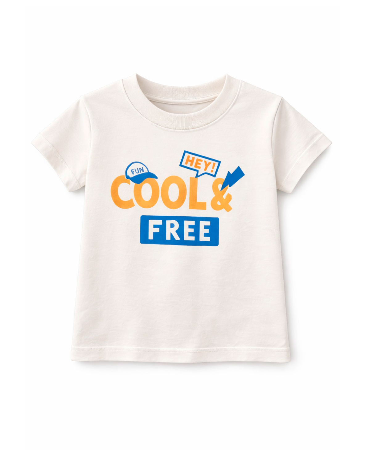 Camiseta básica para recien nacido niño crudo