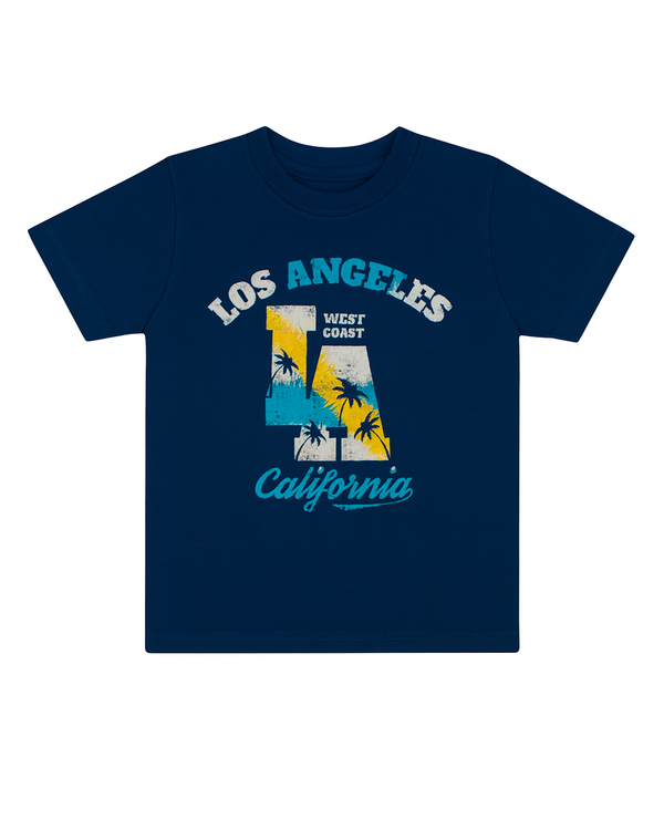 Camiseta basica para niño Multicolor