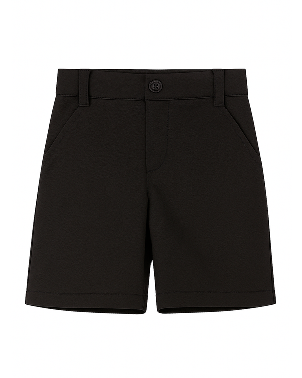 Bermuda Infantil Negra Clásica