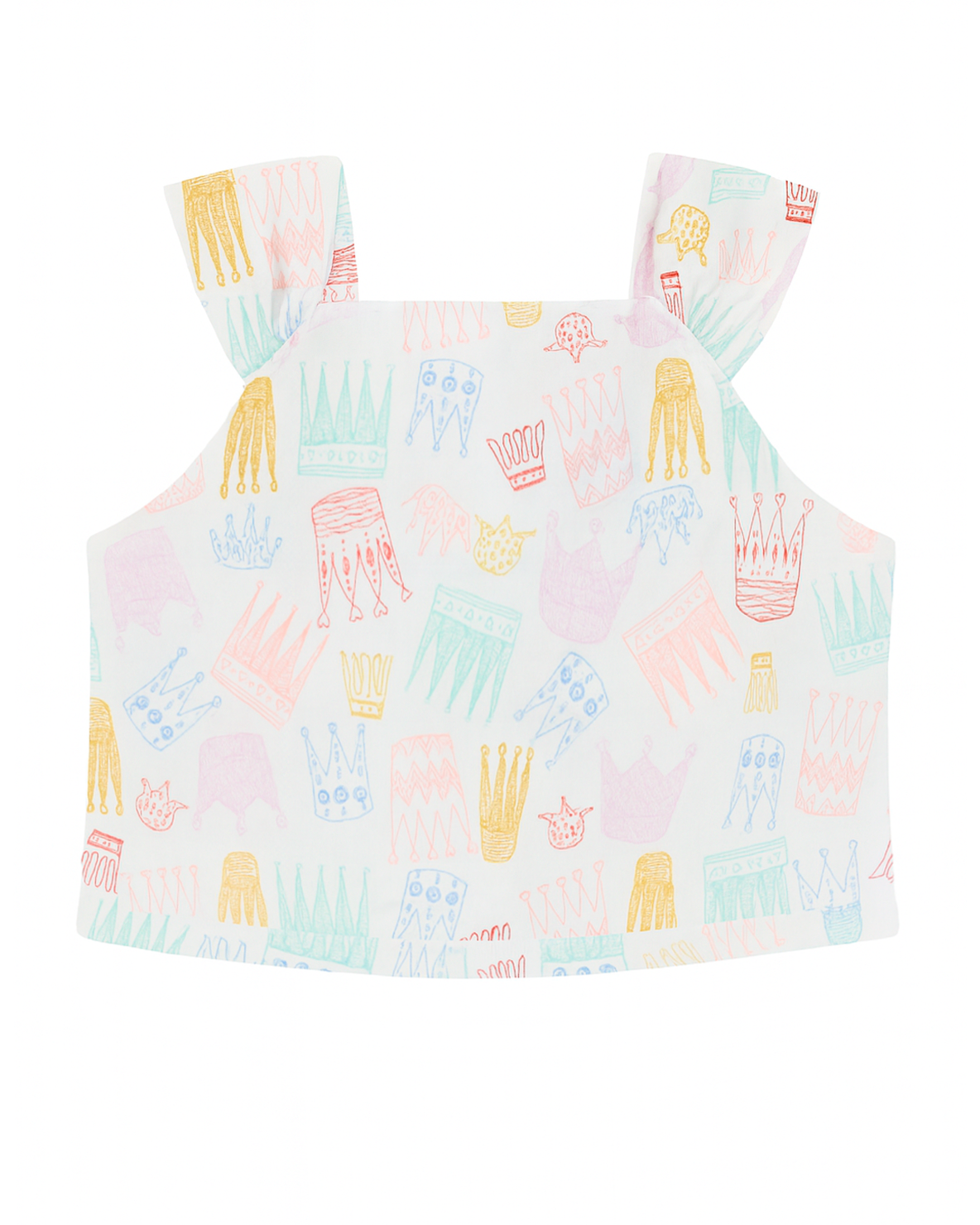 Blusa Bebé con Estampado de Coronas Multicolor