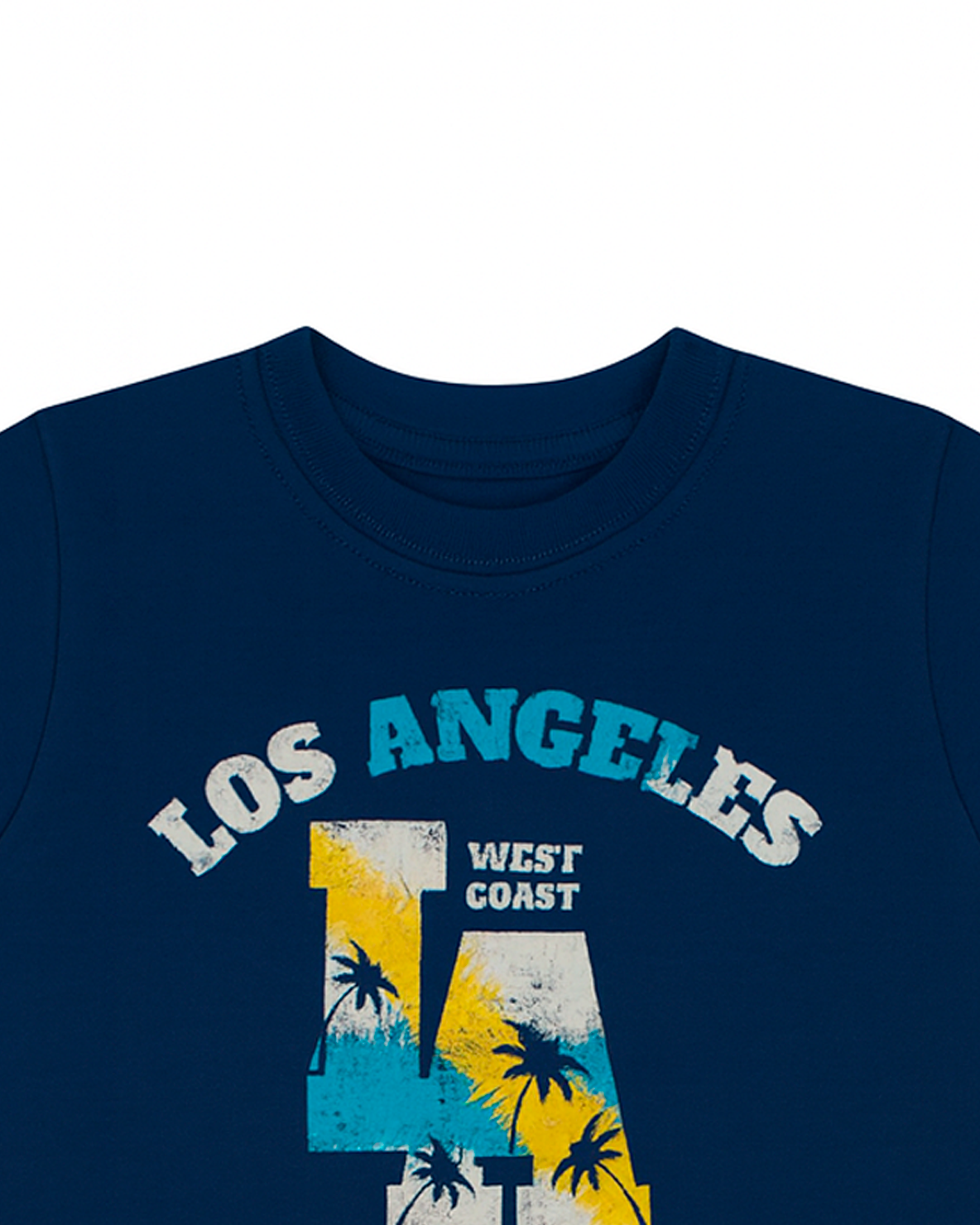 Camiseta basica para niño Multicolor