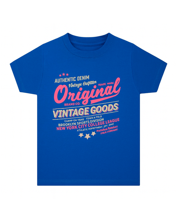 Camiseta basica para niño Multicolor