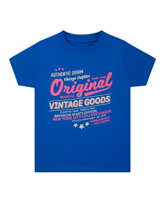 Camiseta basica para niño Multicolor