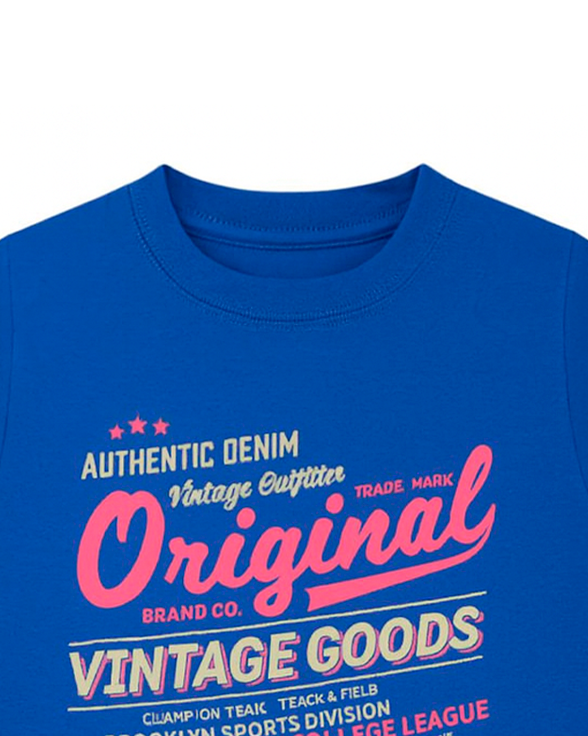 Camiseta basica para niño Multicolor