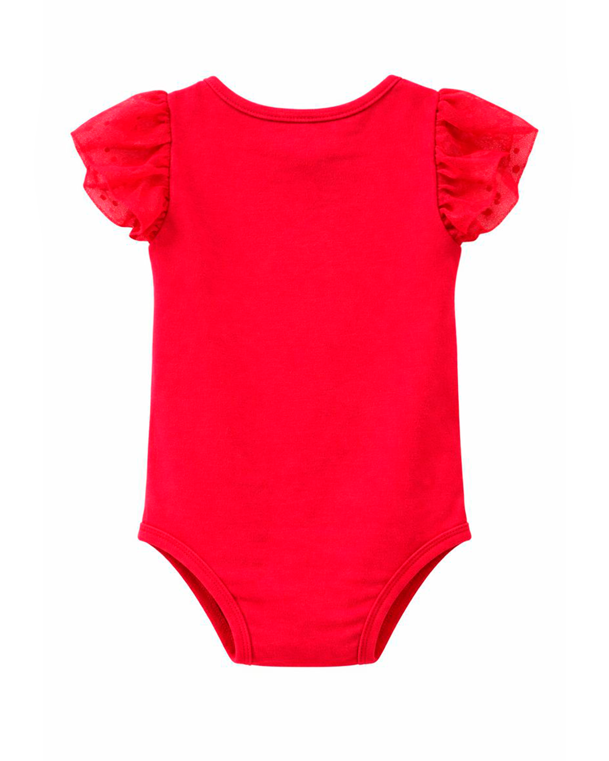 Body Rojo con Mangas de Mallatex