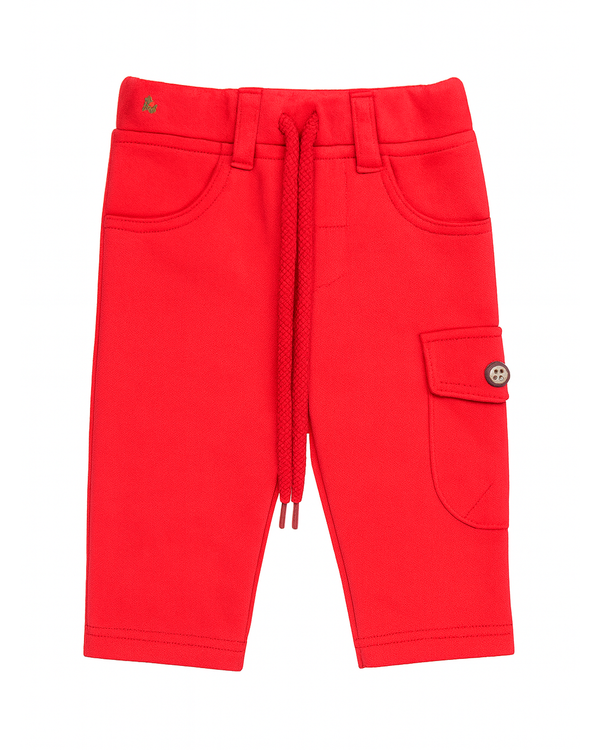 Pantalón Cargo Infantil Rojo