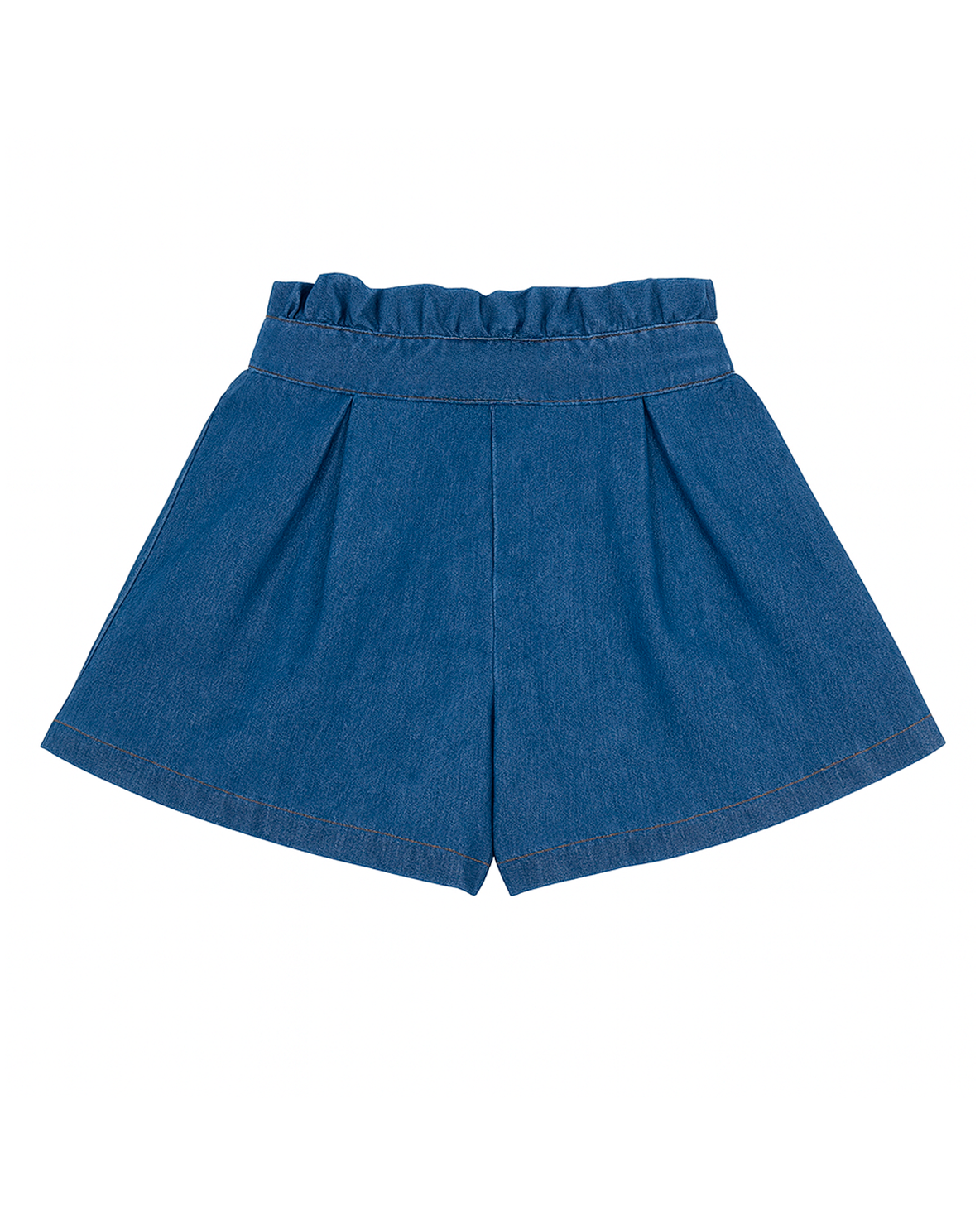 Short Denim con Pretina Fruncida Infantil