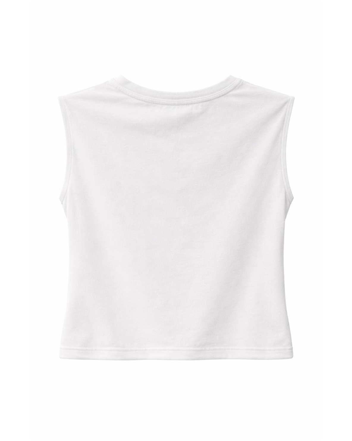 Blusa Infantil Blanca Sin Mangas “Organics Vibes”
