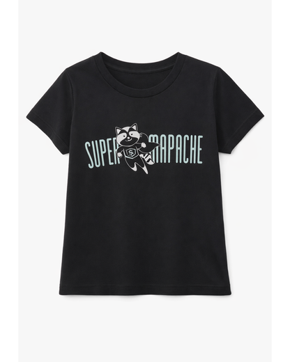 Camiseta básica para recien nacido niño Negro
