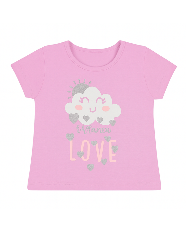 Blusa básica para recien nacida niña Lila