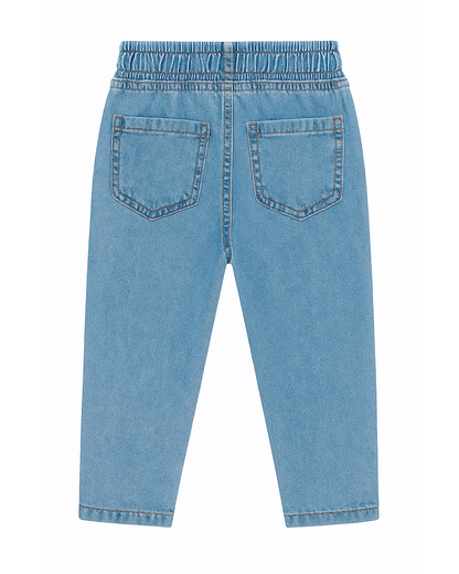 Jean Infantil Claro con Cordón Blanco