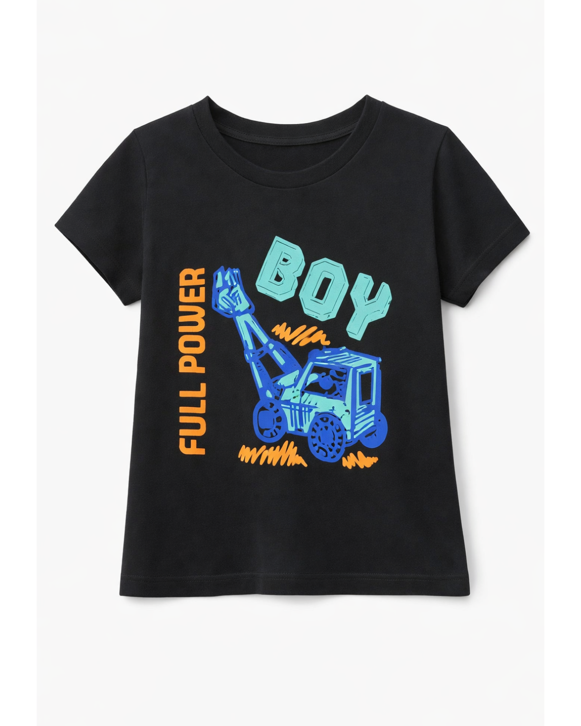 Camiseta básica para recien nacido niño Negro