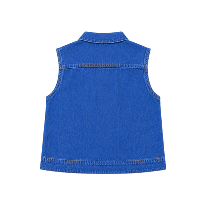 CHALECO DENIM - NIÑA - COLECCIÓN VIBRAS URBANAS