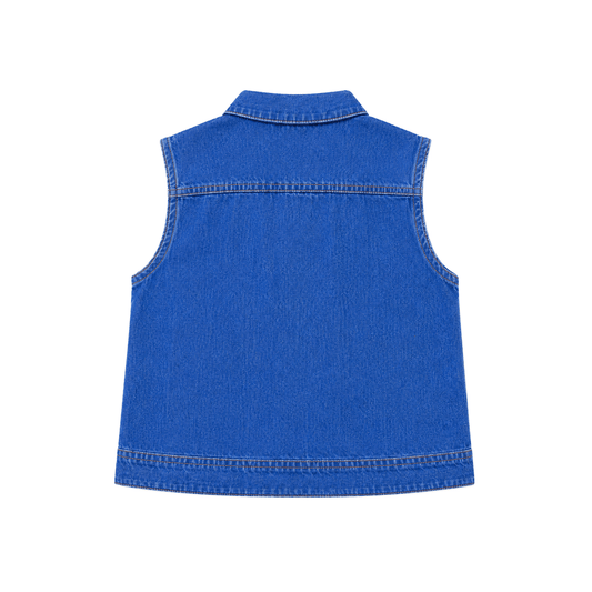 CHALECO DENIM - NIÑA - COLECCIÓN VIBRAS URBANAS
