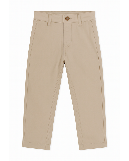 Pantalón Caqui Clásico con Bolsillos