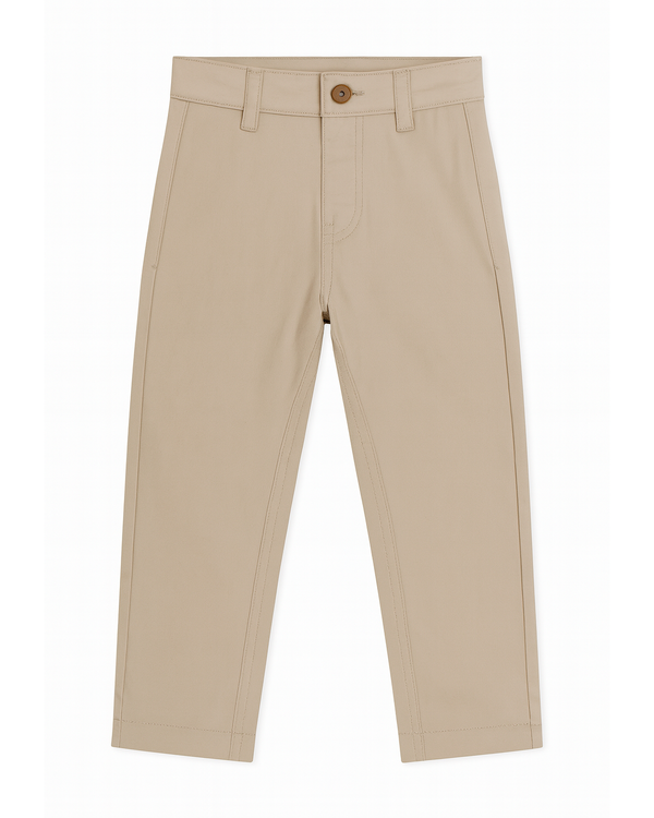 Pantalón Caqui Clásico con Bolsillos