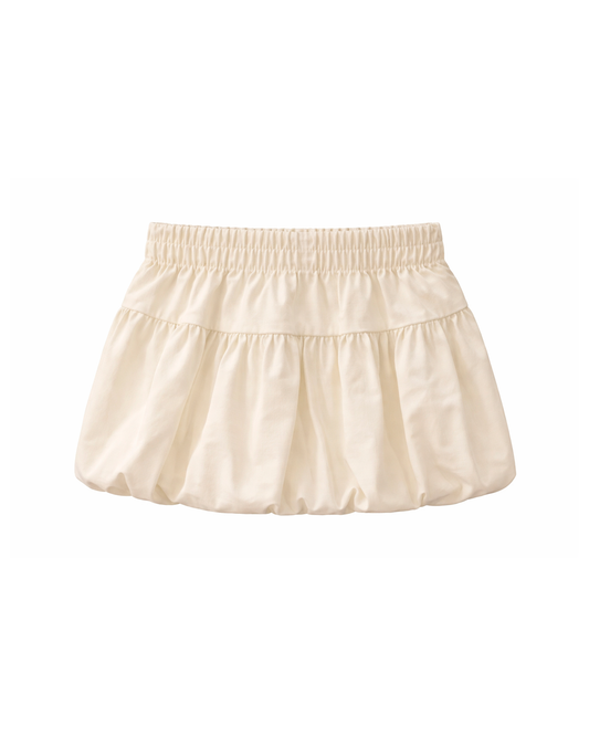 Falda Niña Tipo Globo Beige
