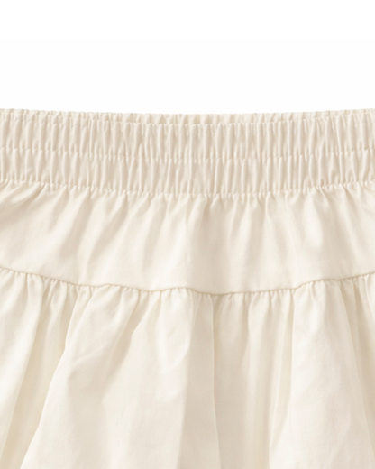 Falda Niña Tipo Globo Beige