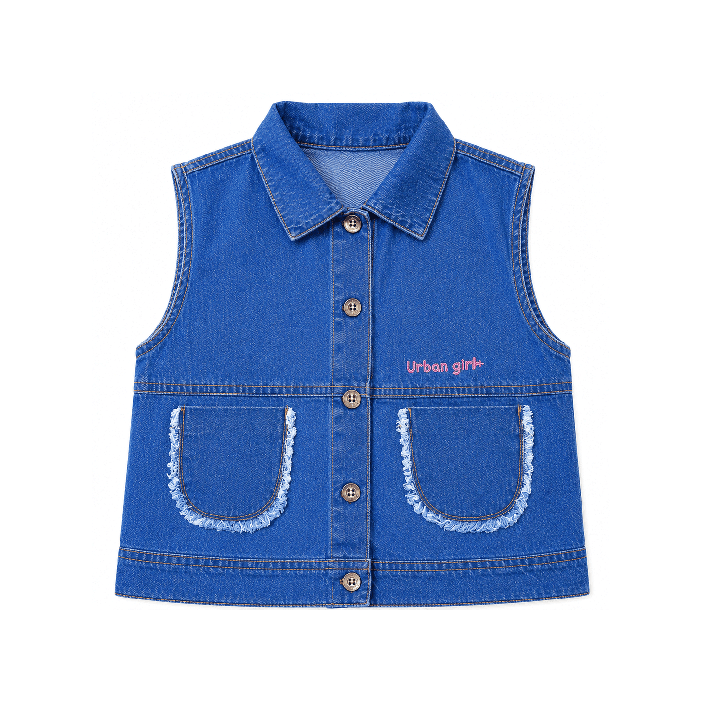 CHALECO DENIM - NIÑA - COLECCIÓN VIBRAS URBANAS