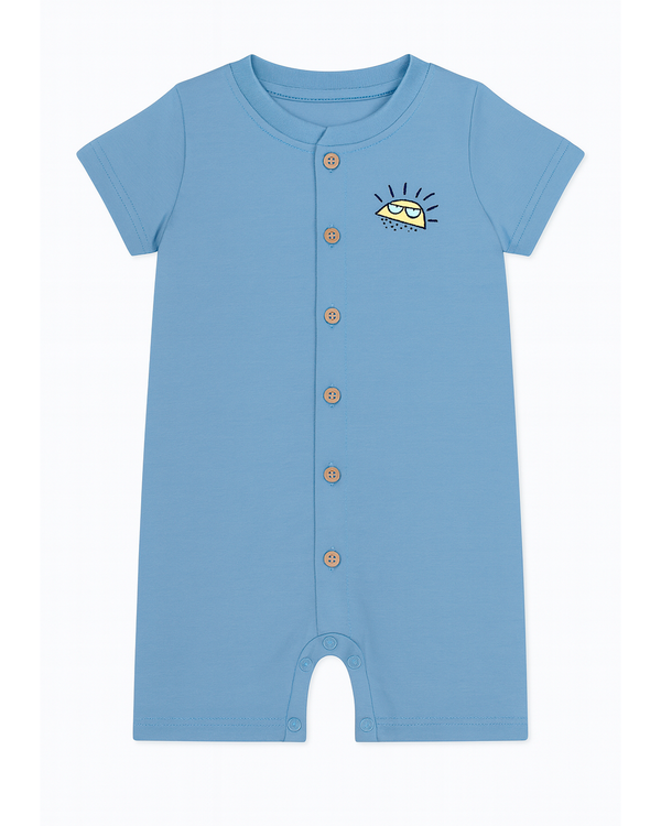 Enterizo Azul Claro con estampado