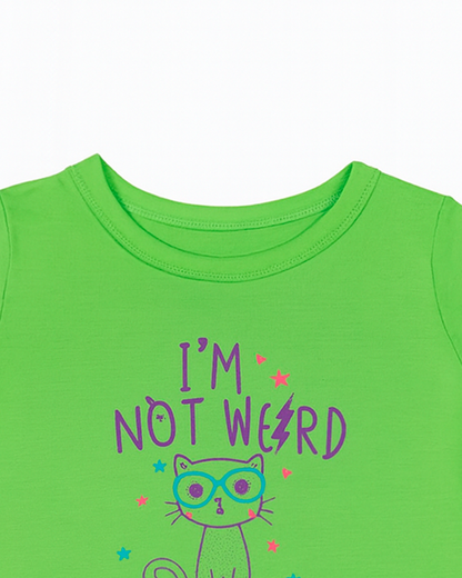 Blusa basica para niña Verde