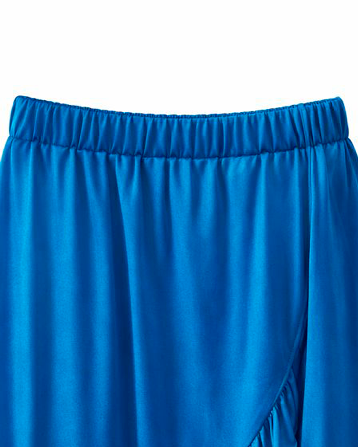 Falda Infantil Azul con Volantes