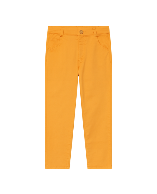 Pantalón Largo para Niño en Tono Mostaza