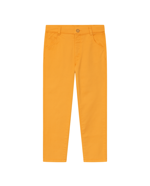 Pantalón Largo para Niño en Tono Mostaza