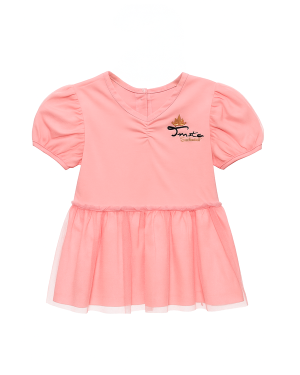 BLUSA TULL NIÑA PALO ROSA