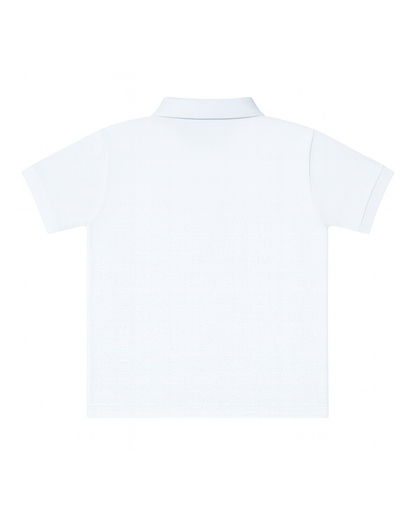 Polo basico Para niño Blanco