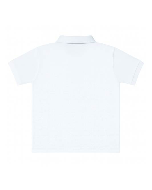 Polo basico Para niño Blanco