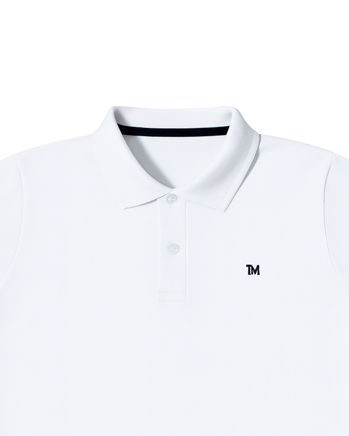 Polo basico Para niño Blanco