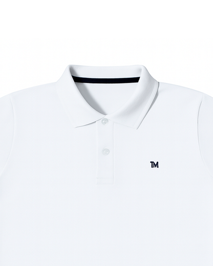 Polo basico Para niño Blanco
