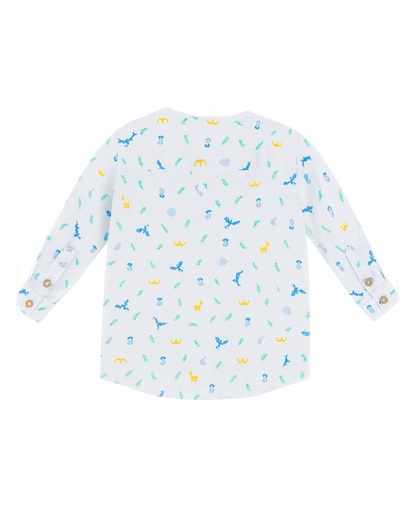 Camisa de Niño Manga Larga Estampada