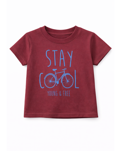 Camiseta básica para recien nacido niño Rojo
