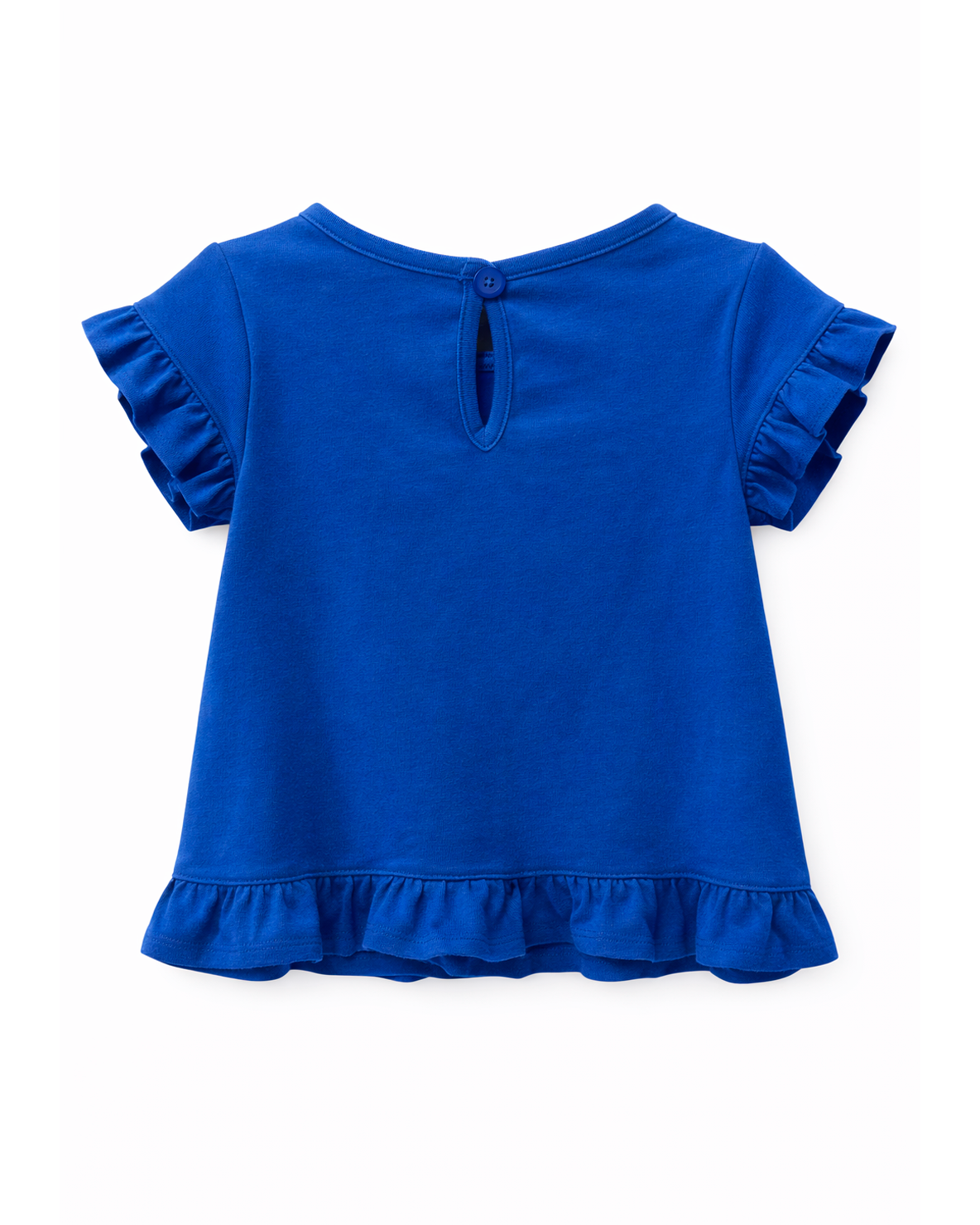 Blusa Niña Estampada “Stay Happy” Azul