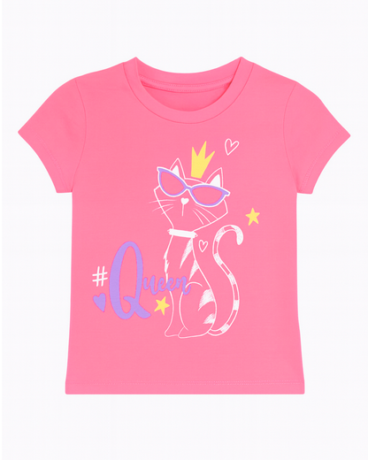 Blusa basica para niña Rosada