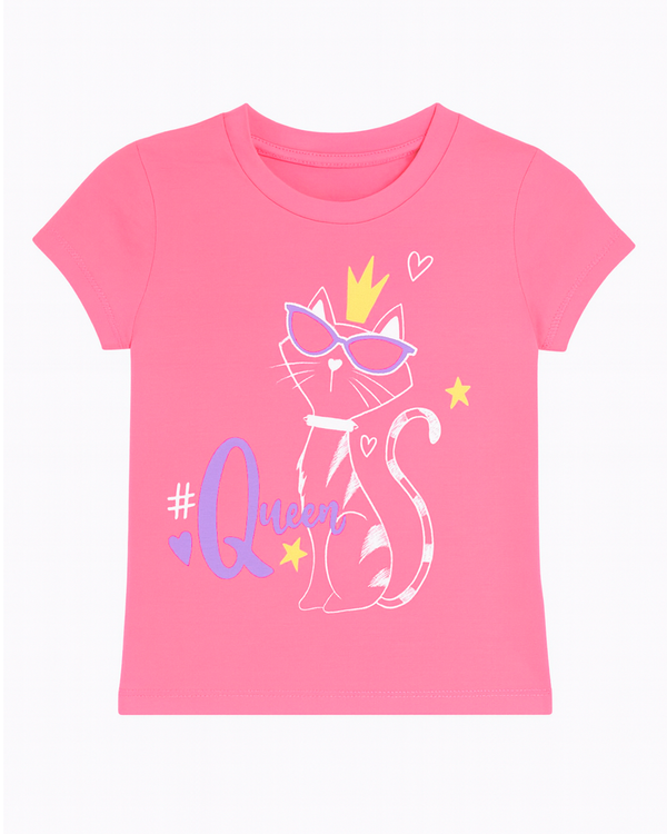 Blusa basica para niña Rosada