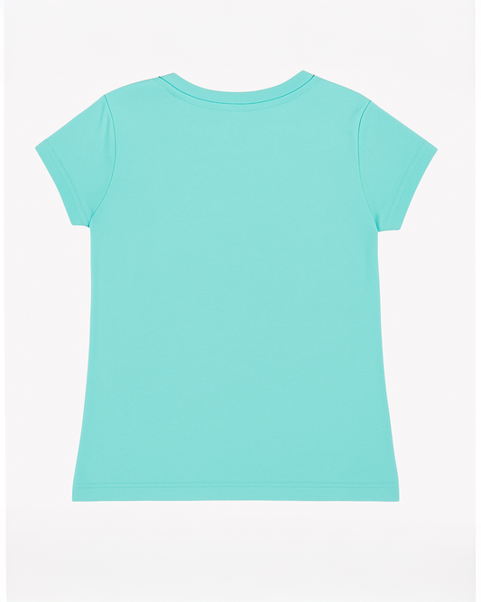 Blusa básica para recien nacida niña Azul