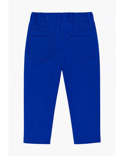 Pantalón Azul Rey con Cordonera Roja