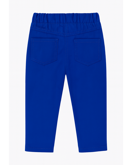 Pantalón Azul Rey con Cordonera Roja
